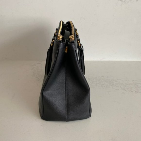Prada Galleria Saffiano Leather Large Bag - Black - Picture 7 of 9